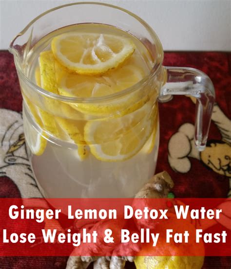 The 30 Days Ginger Lemon Detox Water For Weight Loss Keeprecipes