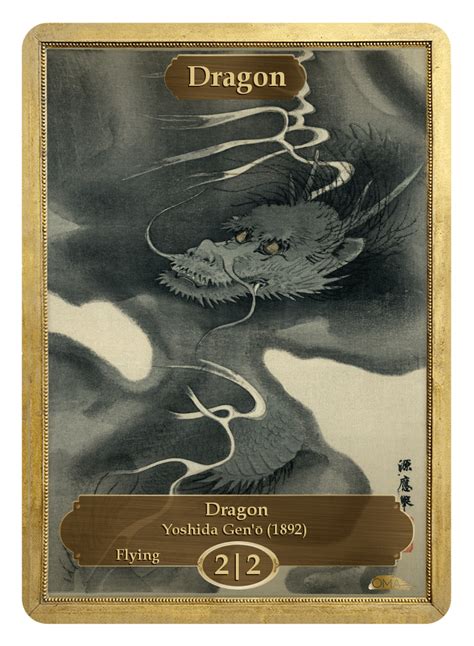 Patreon Tokens Tagged Dragon Original Magic Art