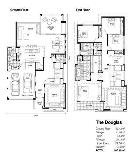 Monster house plans offers house plans with inverted living. The Douglas - Double Storey Designs | Broadway Homes ...