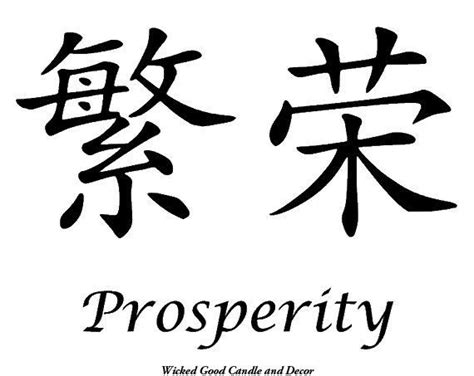 The Prosperity Of The 7 Moons Vinyl Sign Chinese Symbol Prosperity By