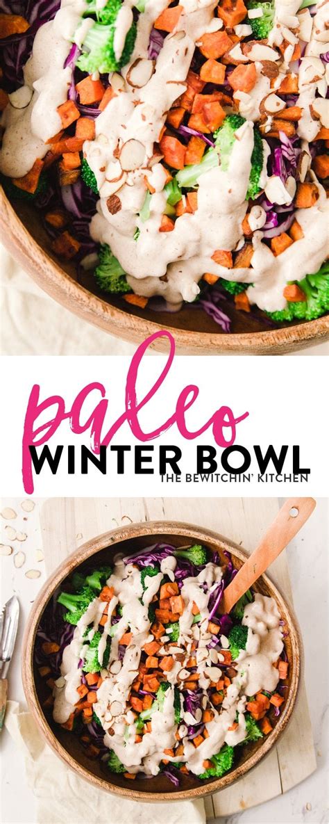 This Paleo Winter Bowl Recipe Has Roasted Sweet Potato Broccoli