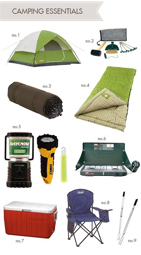 Camping Camping Essentials