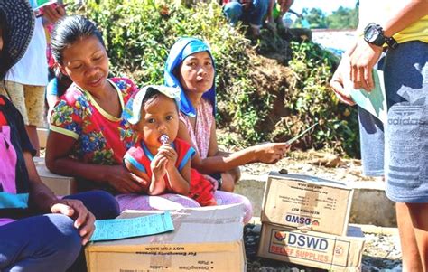 dswd assures continuing relief for quake victims philippine news agency