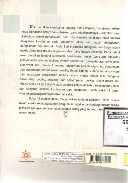 Indeks penyakit yaitu indeks tentang jenis penyakit tertentu yang telah ditetapkan diagnosis penyakitnya oleh dokter dan kode diagnosis penyakitnya oleh. Perpustakaan Pusat | Poltekkes Kemenkes Malang