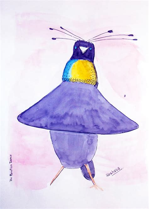 Parotia Dancing Bird Of Paradise Painting By Keshava Shukla Fine Art America