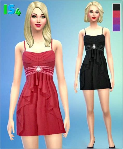 Irida Sims 4 Dress 15i By Irida Sims Sims 4 Downloads Sims 4