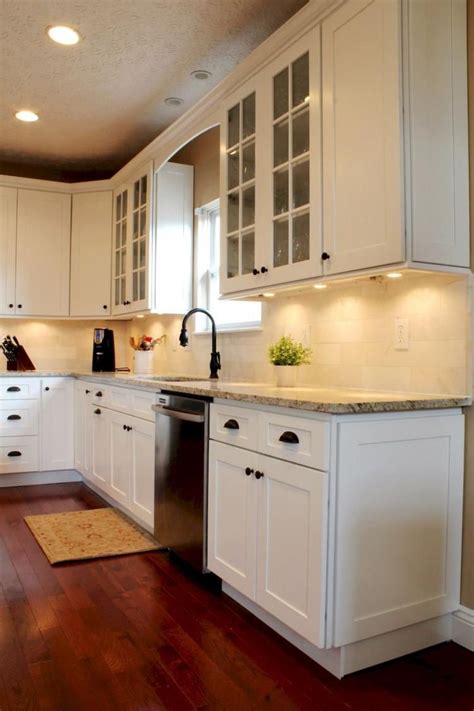 How white kitchen cabinets can update a space. Inspiring White Shaker Cabinets Kitchen & 20 Best Ideas ...