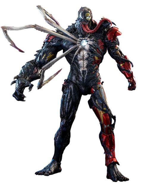 Spider Man Maximum Venom Venomized Iron Man 16th Scale Hot Toys