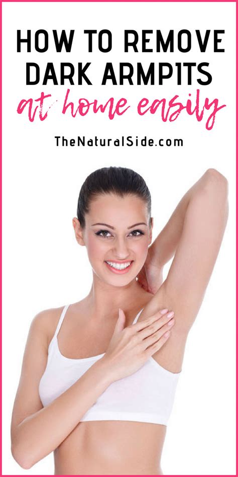 How To Remove Dark Armpits At Home Easily Check Out 4 Simple Step Diy Beauty Formula To Clean