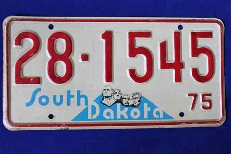 South Dakota 1931 License Plate 62 2913