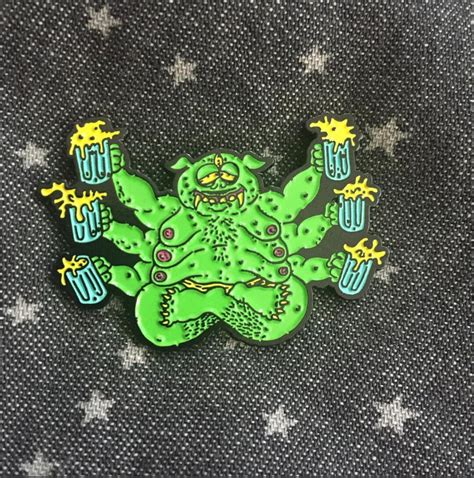 Chuggy The Monster Pin Etsy