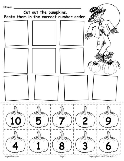 Our free number coloring pages have engaging pictures for each number that children can count and color at the same time. Preschool Matching Numbers 1 10 Worksheet - Preschool ...