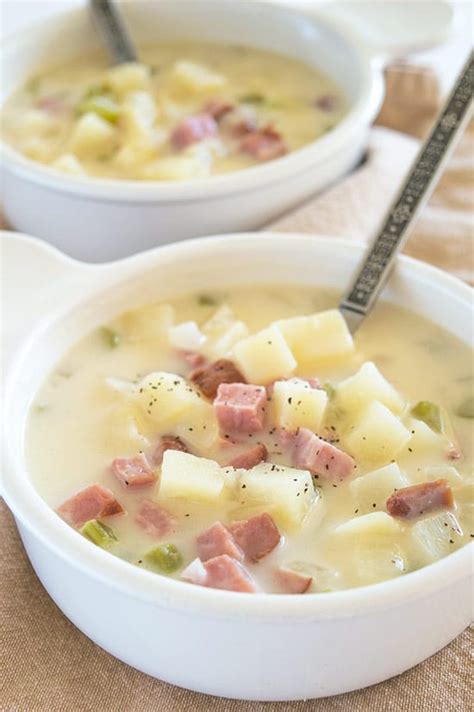 Easy And Comforting Ham And Potato Soup