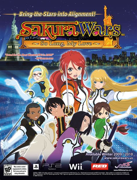 Sakura Wars So Long My Love Wii Scans Images Legendra Rpg