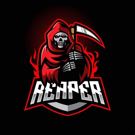 Premium Vector Grim Reaper E Sport Mascot Logo