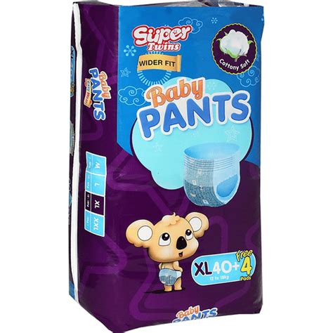 Super Twins Baby Pants Xl 40s Baby Diapers Walter Mart