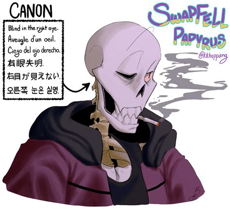 Scribbles And Animations Little Canon Fact About Swapfell Papyrus That
