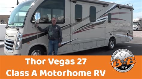 Thor Vegas 27 Class A Motorhome Rv Walkthrough Youtube