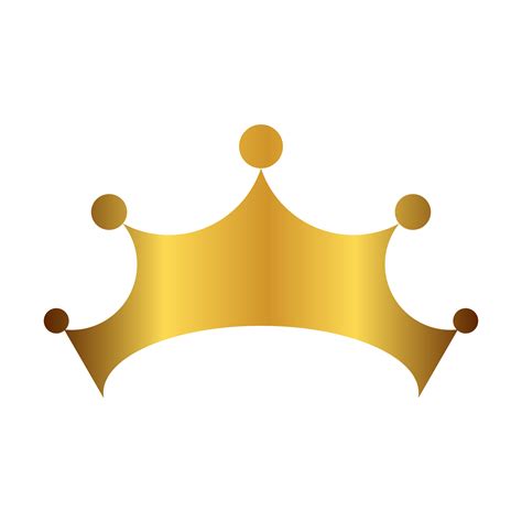 Golden Crown For King And Queen And Success On Transparent Background