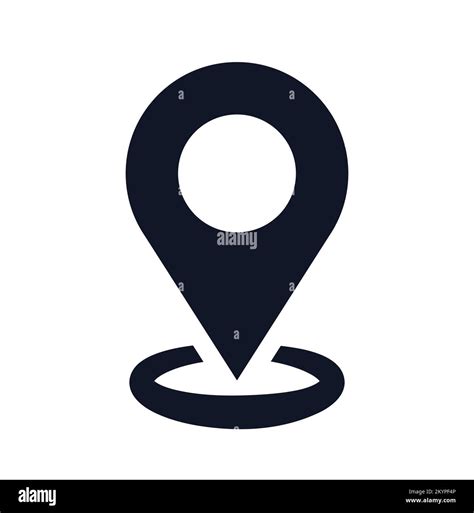 Location Marker Symbol And Map Position Pin Beacon Vector Illustration