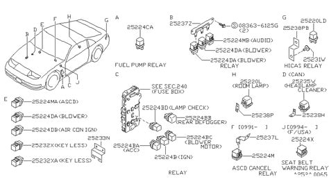 Here's a simplified crank angle sensor circuit wiring diagram for the 1995 2.4l nissan pickup. 25230-79971 | Genuine Nissan #25230-79971 RELAY