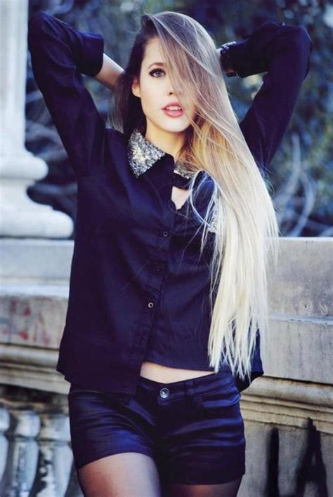 Very shiny blonde hair settling on a sweater tied around the waist. Waist length hair #blonde #ombre | Long blonde hair, Long ...