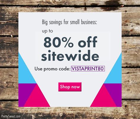 Vistaprint Promo Code 80 Off Heres The Best Coupon Now