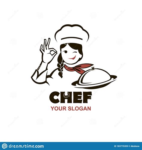 Woman Chef Logo Stock Illustrations 2206 Woman Chef Logo Stock