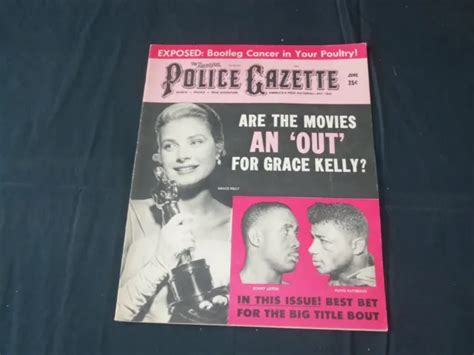 1962 June The National Police Gazette Magazine Grace Kelly B 5714 30 00 Picclick