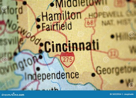 Mapa Turistico De Cincinnati