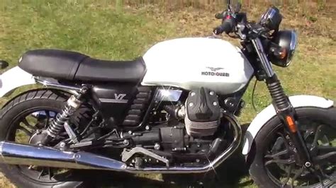 *the new moto guzzi v7 ii will be available in european markets from november 2014. 2014 Moto Guzzi V7 Stone - YouTube