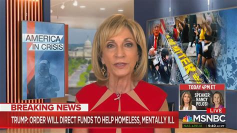 Andrea Mitchell Cuts Off Trump S Police Reform Speech