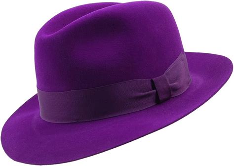 Susquehana Mens Mason Trilby Hat Fur Felt Purple Lxl 7 38 60cm