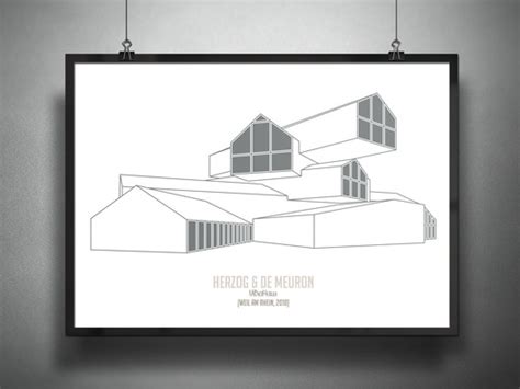 Archiposters Feature Minimalist Representations Of