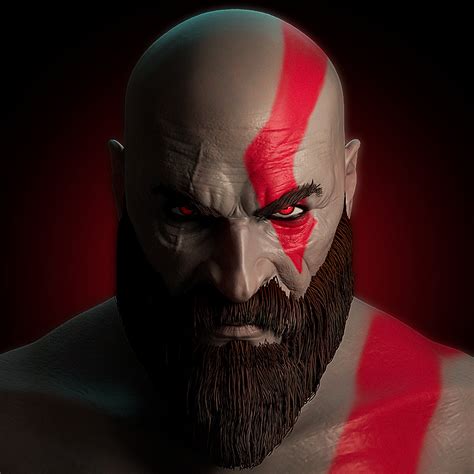 Artstation Kratos Fanart
