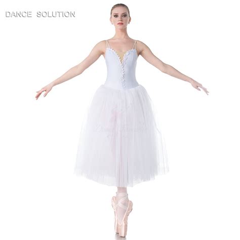 White Romantic Tutus Camisole Long Ballet Tutu Dress Arabesque Life