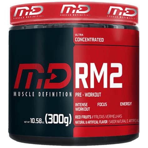 Rm2 Pre Workout Muscle Definition 300g Mercadão Suplementos