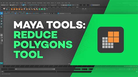 Maya S Reduce Polygons Tool Youtube
