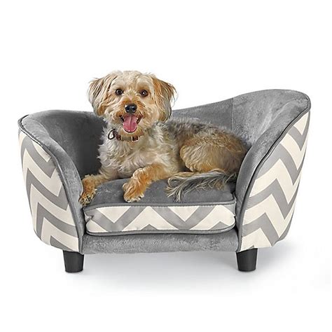 Enchanted Home Pet Chevron Snug Dog Bed In Grey Bed Bath And Beyond