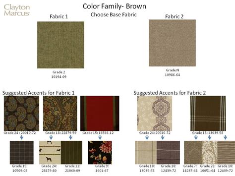 New Clayton Marcus Fabrics And Suggested Correlates Marcus Fabric