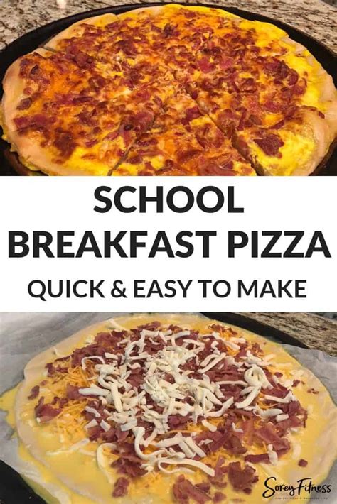 School Breakfast Pizza Quick Bacon Egg And Cheese Recipe