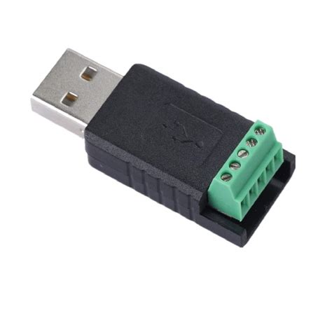 Usb To Rs485 Converter Adapter 33v 5v Ftdi Chip With Screw Terminals
