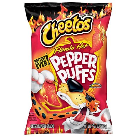 Cheetos Flamin Hot Pepper Puffs 2375 Oz Safeway