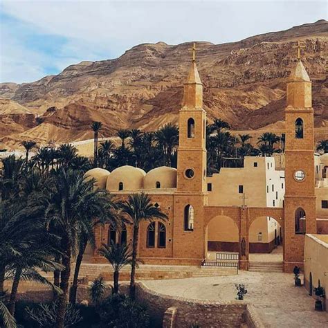 Monastery Of St Anthony The Great Red Sea Egypt R