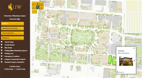 University Of Wyoming Map Zip Code Map