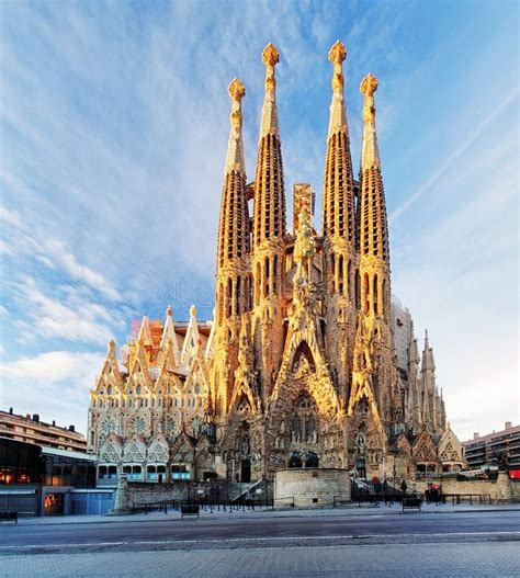 Cathédrale De Sagrada Familia De La à Barcelone Espagne Photo Stock