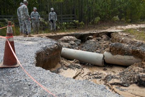 North Carolina National Guard Engineers Aid Flood Stricken South