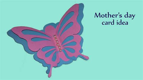 Diy Mothers Day Card Butterfly Card Handmade Cards For Moms