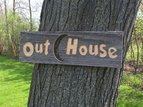 Outhouse Sign