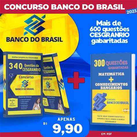 Questões CESGRANRIO Matérias Básicas Concurso Banco do Brasil Bônus Questões